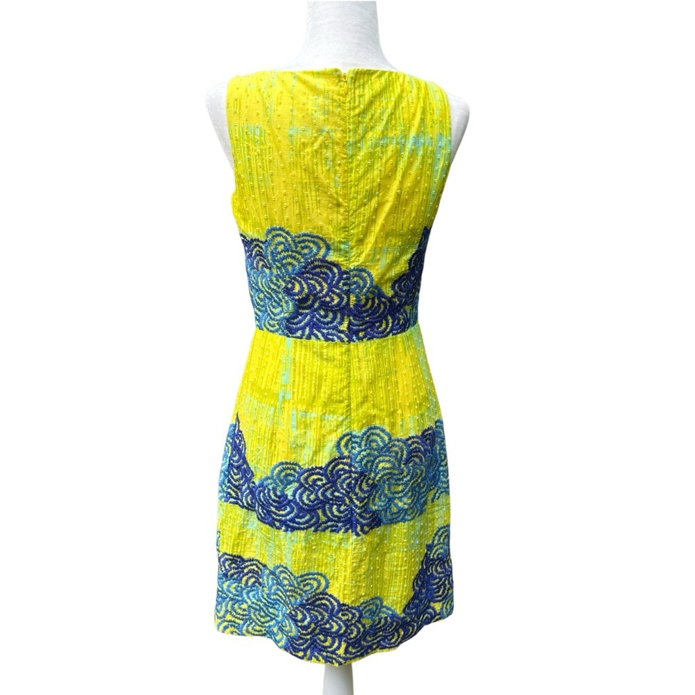 Tabitha for Anthropologie Embroidered Scroll Sheath Dress - Picture 4 of 8